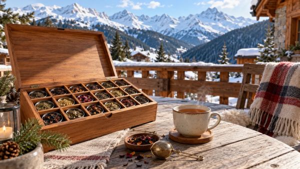 Découvrez les plaisirs d'un calendrier de l'avent au thé en décembre